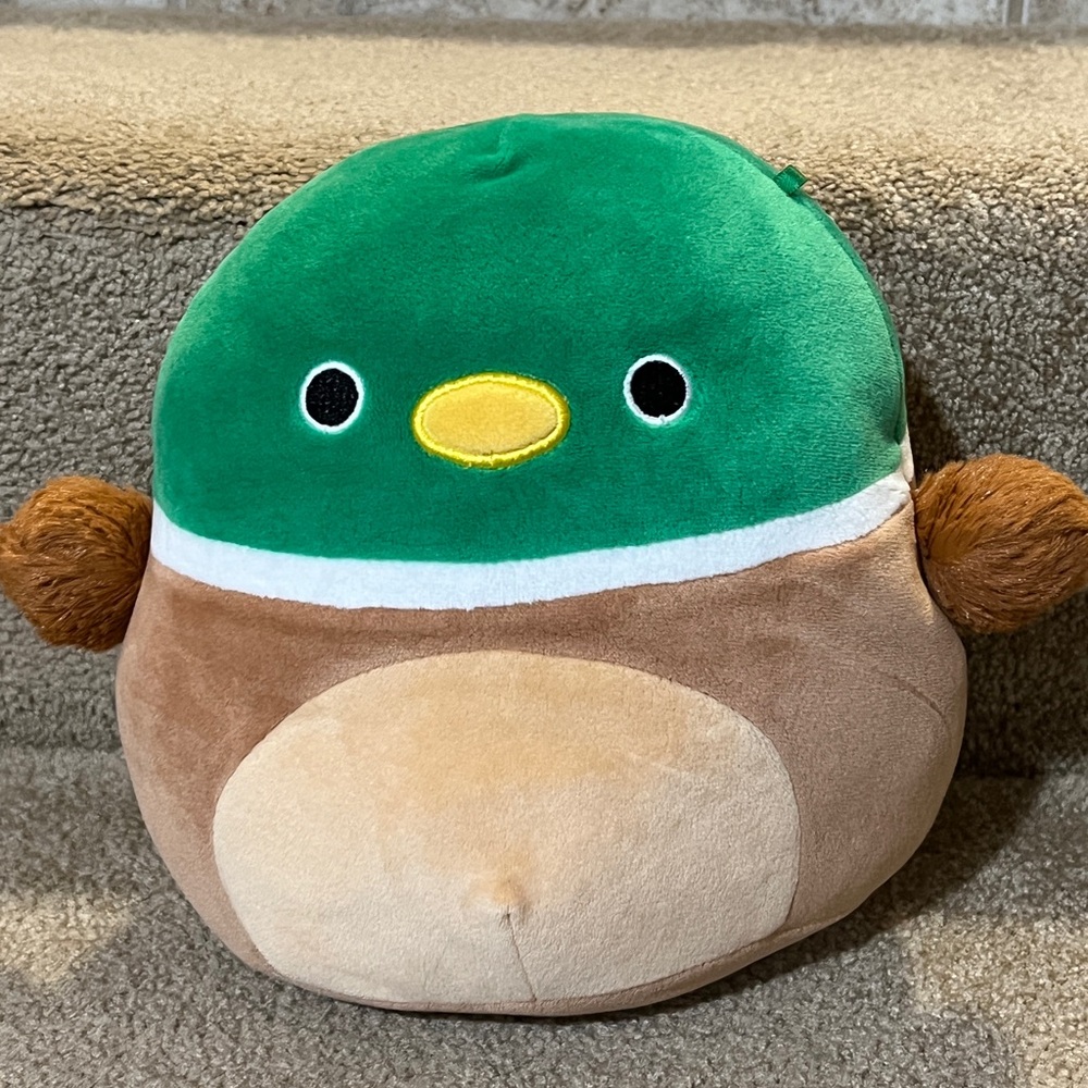 Squishmallows Green and Brown Bird Plush Toy